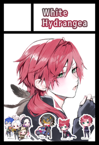 white hydrangea サークルカット