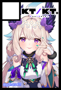 KT/KT。 サークルカット